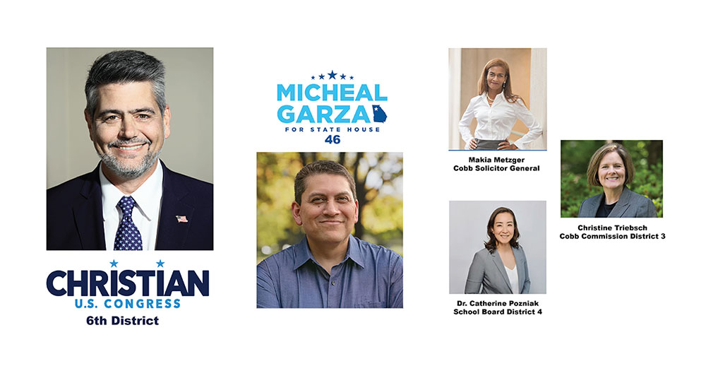 Bob Christian, Micheal Garza, Makia Metzger, Catherine Pozniak, Christine Triebsch