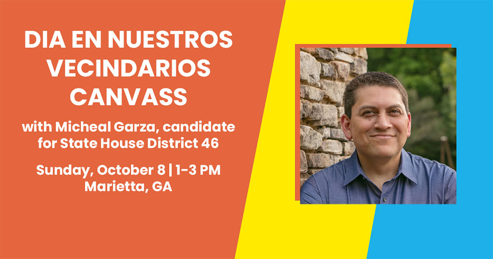 Latinx canvass with Georgia Votes
